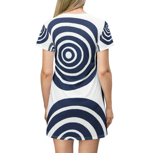 Geometric T-Shirt Dress