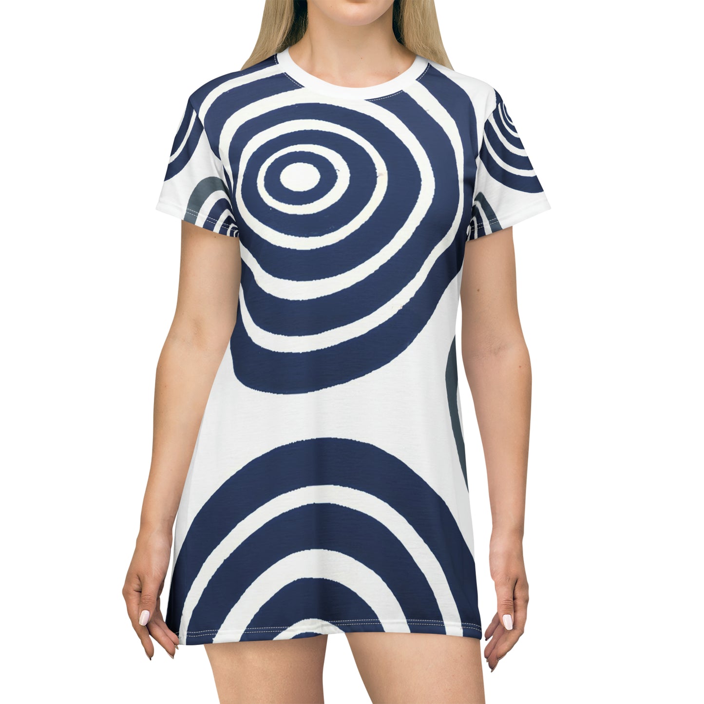 Geometric T-Shirt Dress