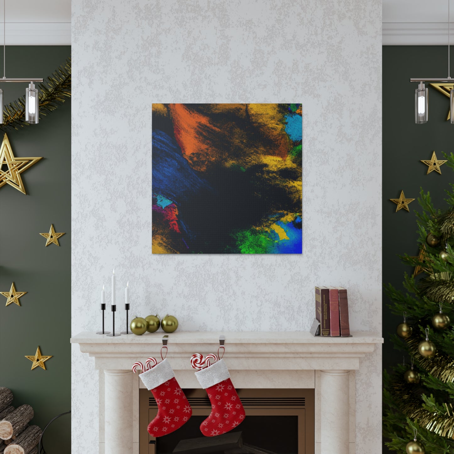 "Fireworks of Color"-Canvas