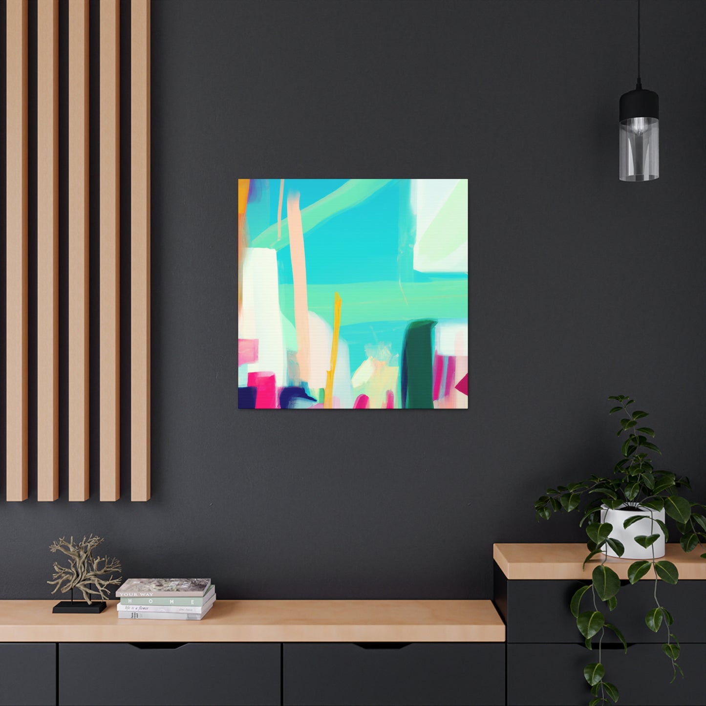 "The Colorful Celebration"-Canvas