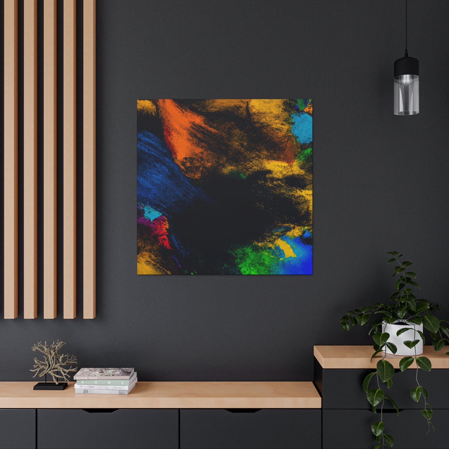 "Fireworks of Color"-Canvas