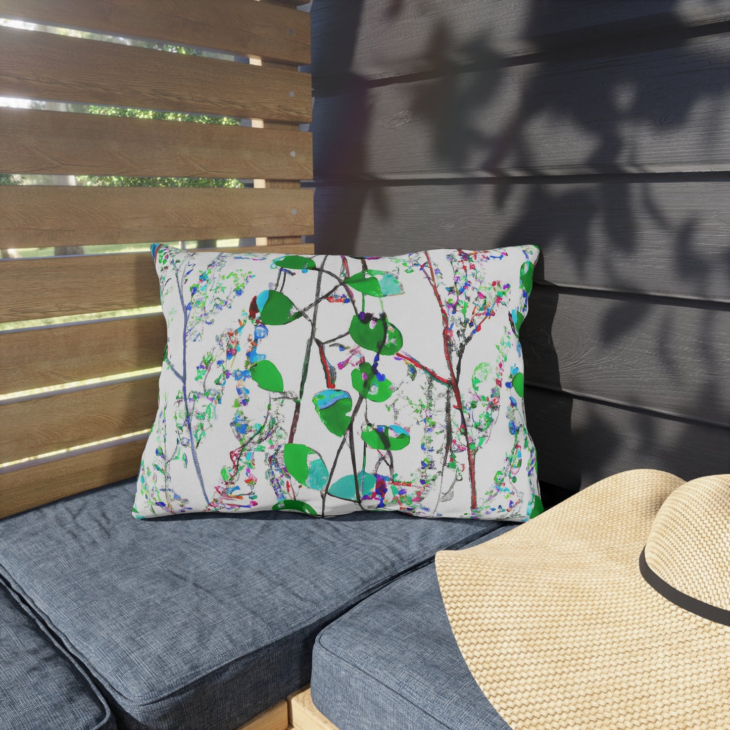 Oceanic Sunflower -Outdoor Pillow