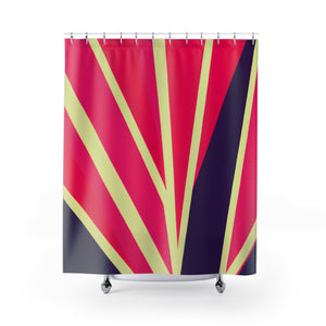 Geo Burst -Shower Curtain