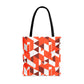 Geometric Orange -Tote Bag