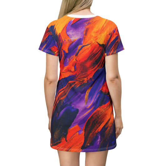 Symphony of Color T-Shirt Dress