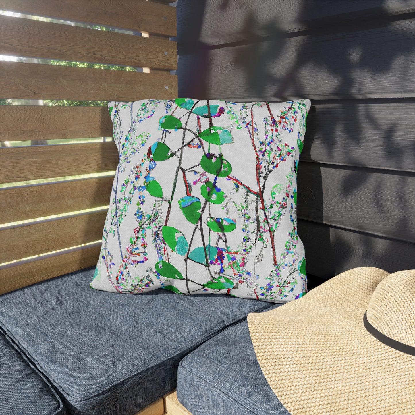 Oceanic Sunflower -Outdoor Pillow