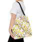 Golden Leaf Pattern -Tote Bag