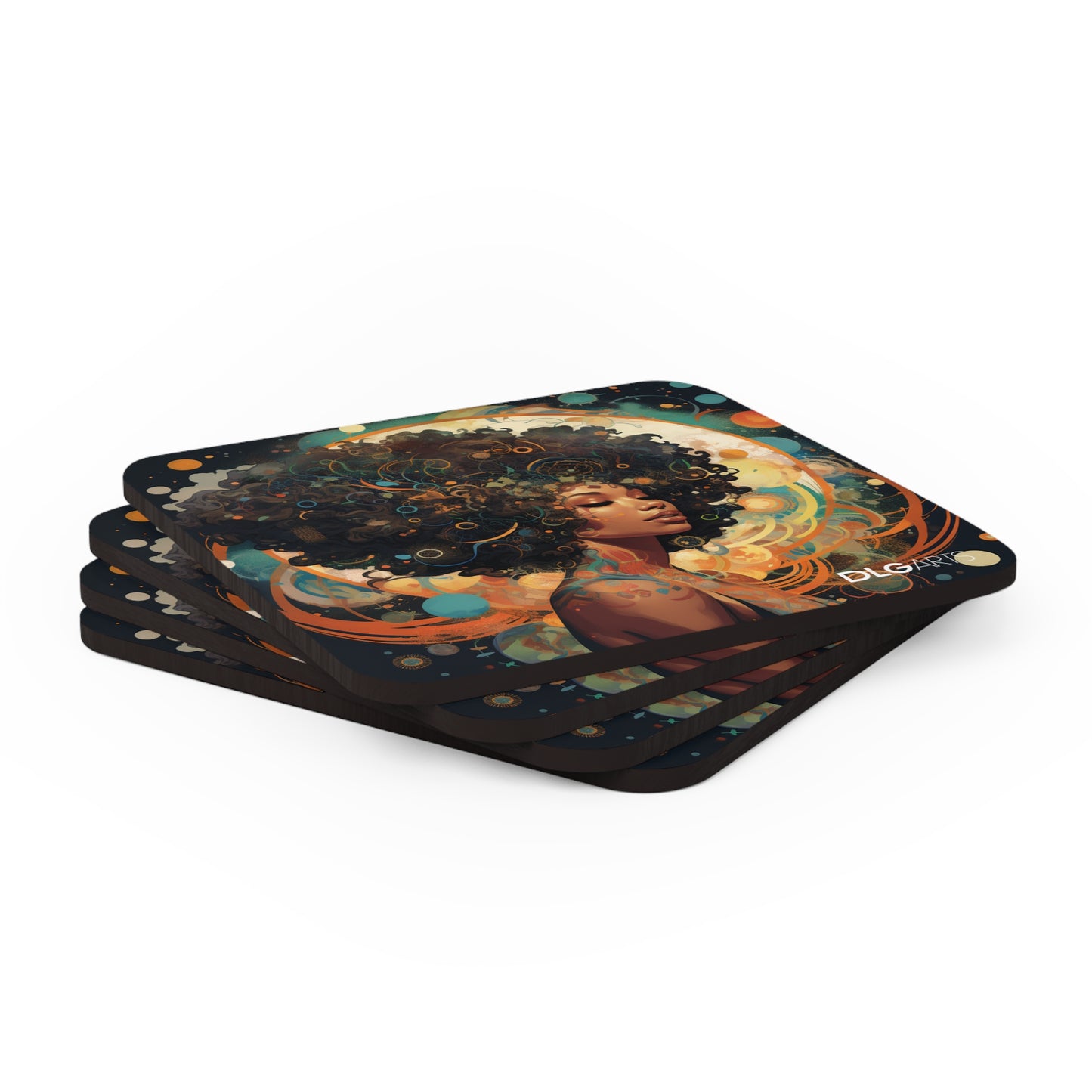 Universal Goddess Series V18 -Designer Coaster Set