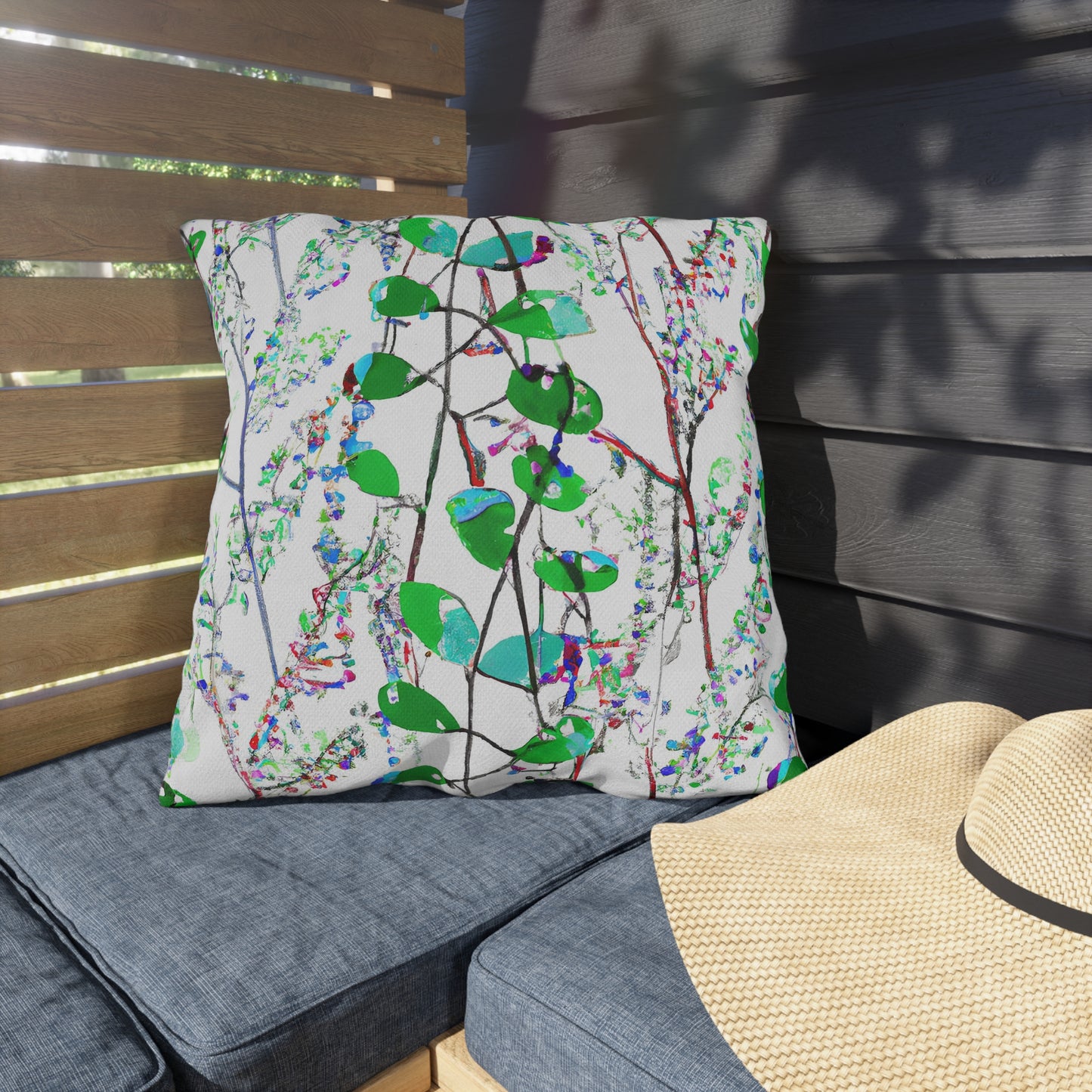 Oceanic Sunflower -Outdoor Pillow