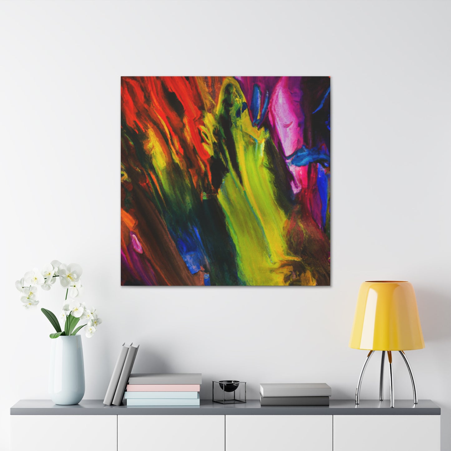 "Vibrant Reflections"-Canvas