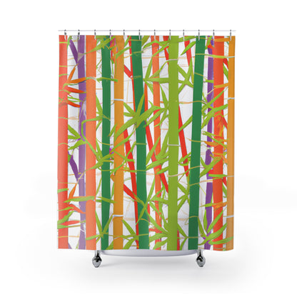 Bamboo Bloom -Shower Curtain