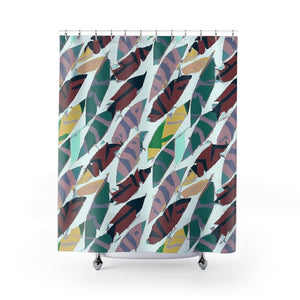 Dancing Leaves -Shower Curtain