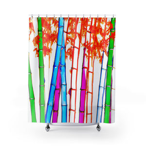 Bamboo Rose -Shower Curtain