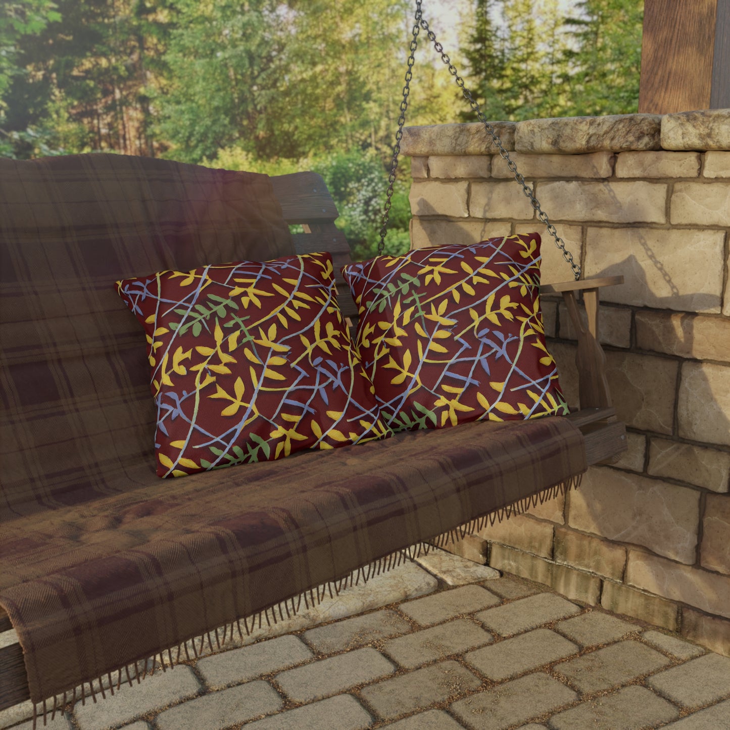 Sunflower Sage -Outdoor Pillow