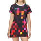 Pixel Poppin T-Shirt Dress