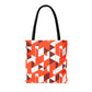 Geometric Orange -Tote Bag