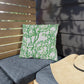 Rainbow Blossom -Outdoor Pillow