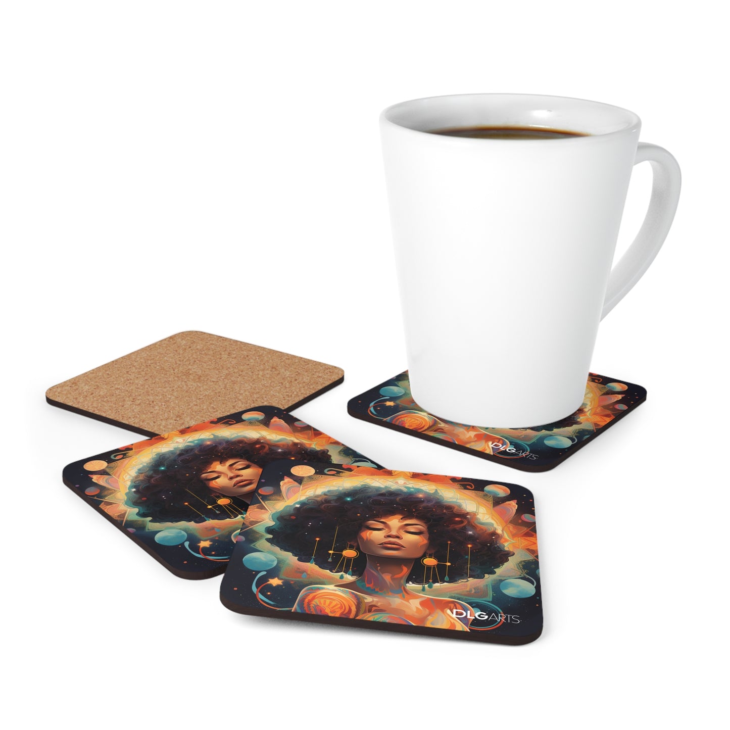 Universal Goddess Series V20 -Designer Coaster Set