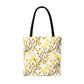 Golden Leaf Pattern -Tote Bag