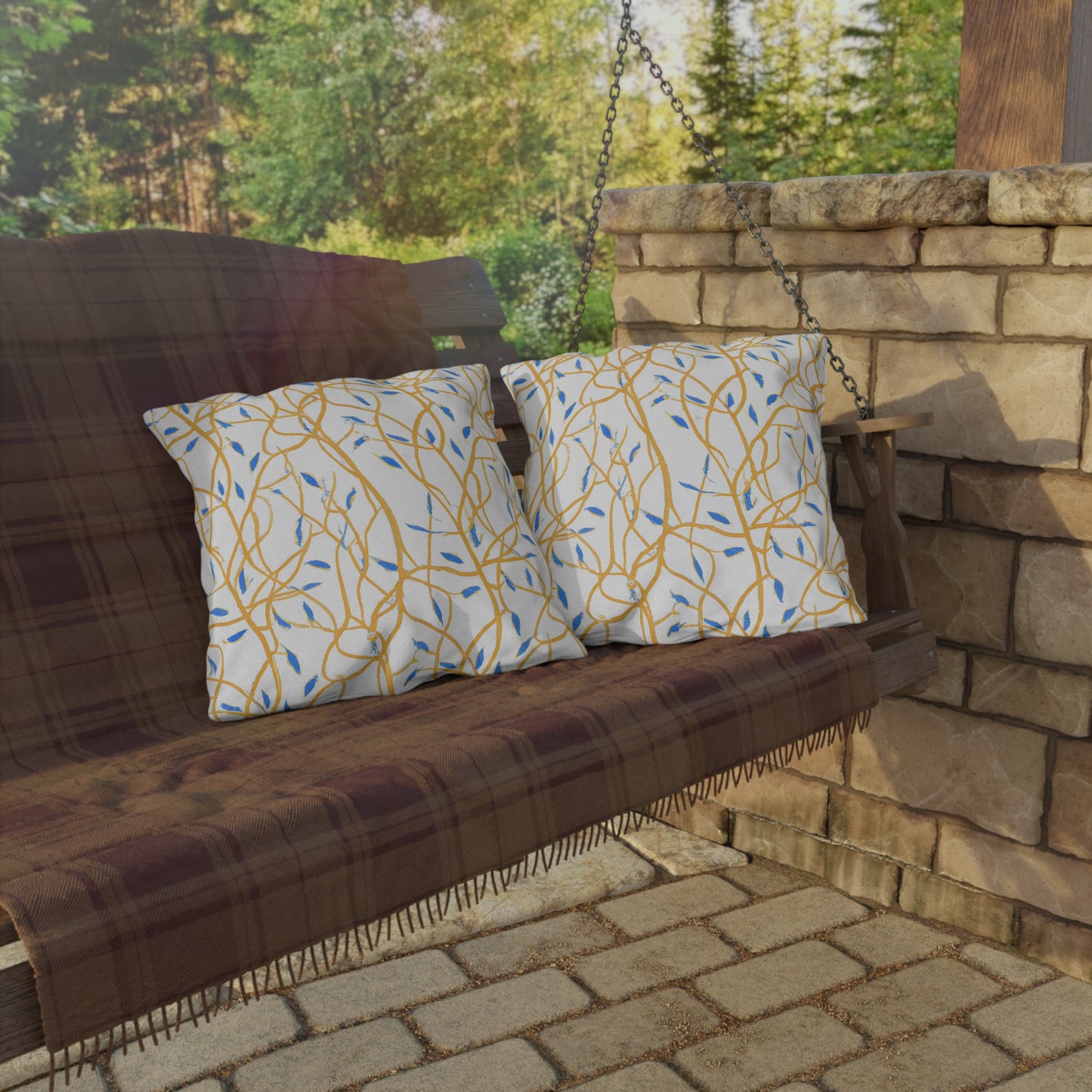 Mountain Wind -Outdoor Pillow