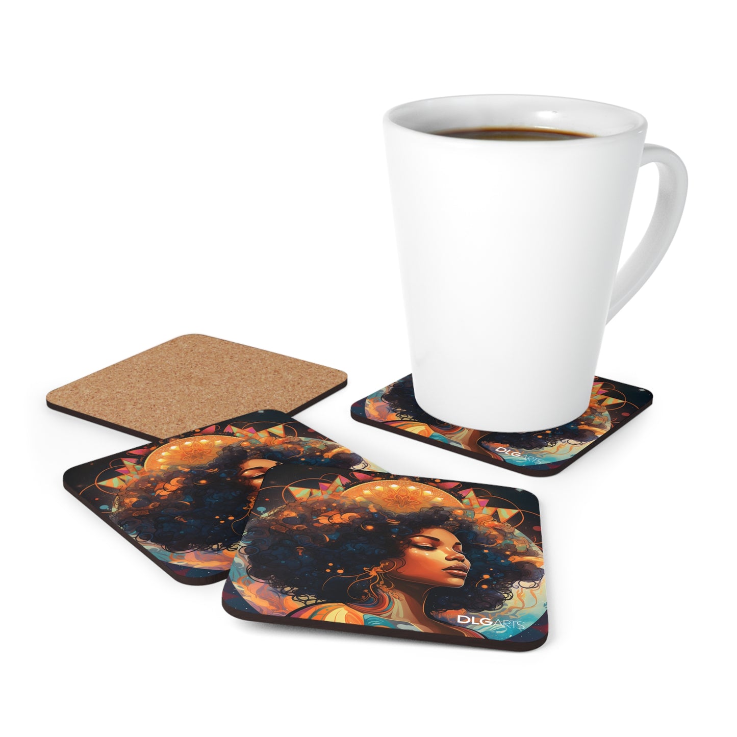 Universal Goddess Series V5 -Designer Coaster Set