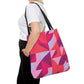 Geometric Pink City -Tote Bag