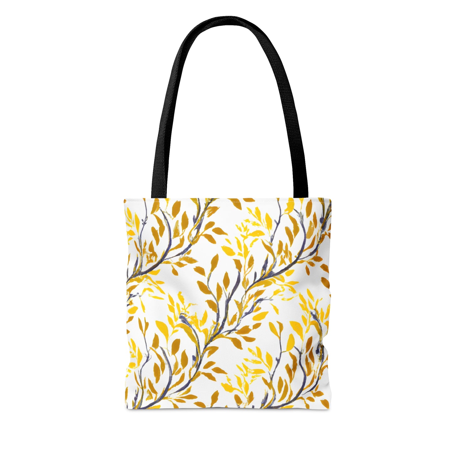 Golden Leaf Pattern -Tote Bag