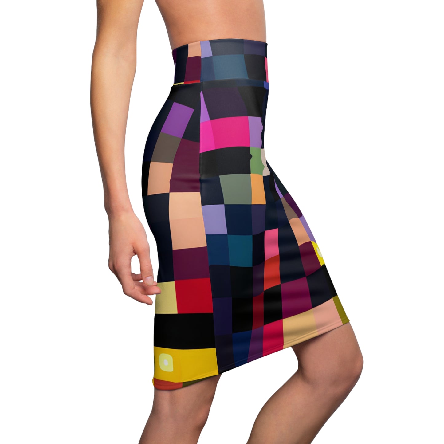 Pixelated Rainbow Skirt