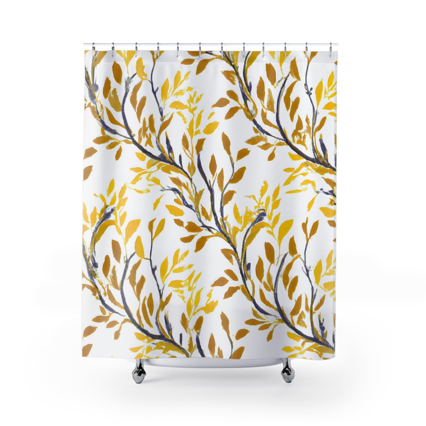 Golden Vines -Shower Curtain