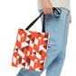 Geometric Orange -Tote Bag