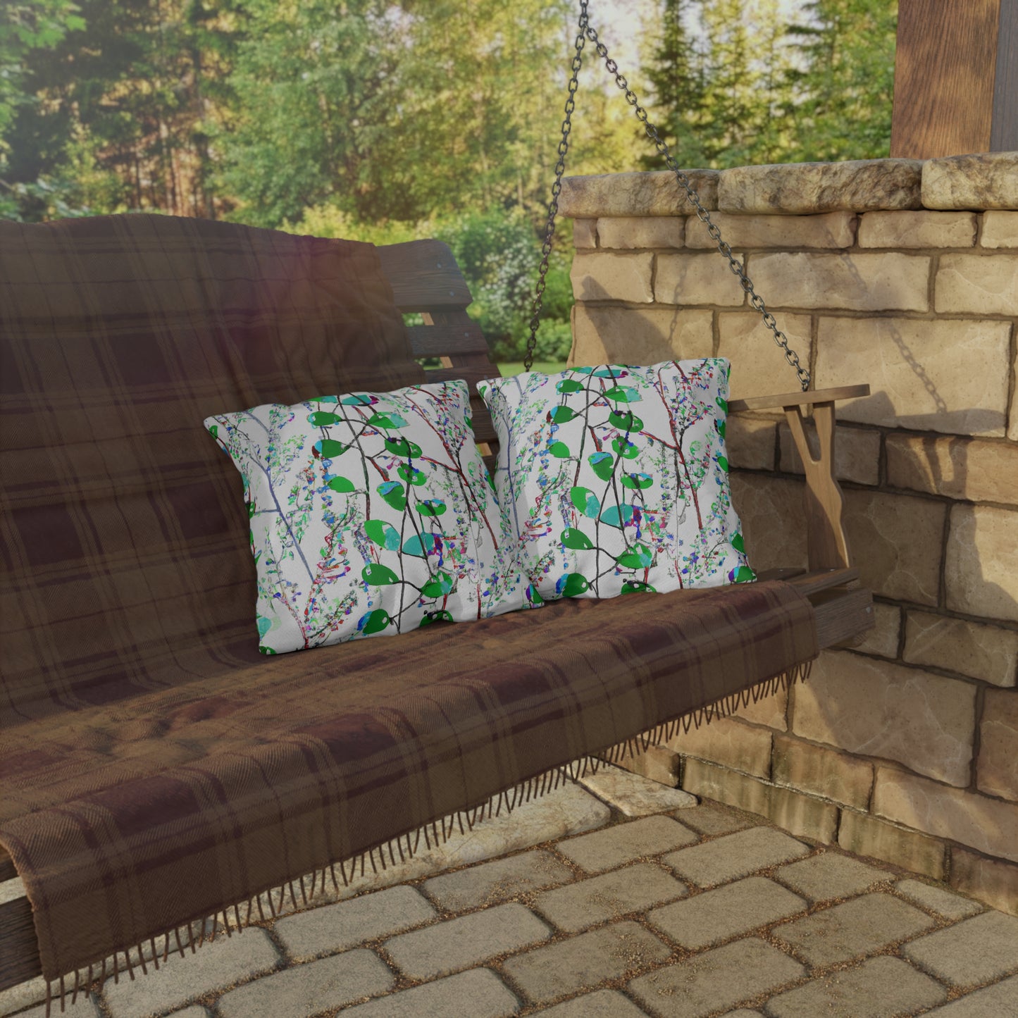 Oceanic Sunflower -Outdoor Pillow