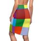 Vividly Vibrant Knee-Length Skirt