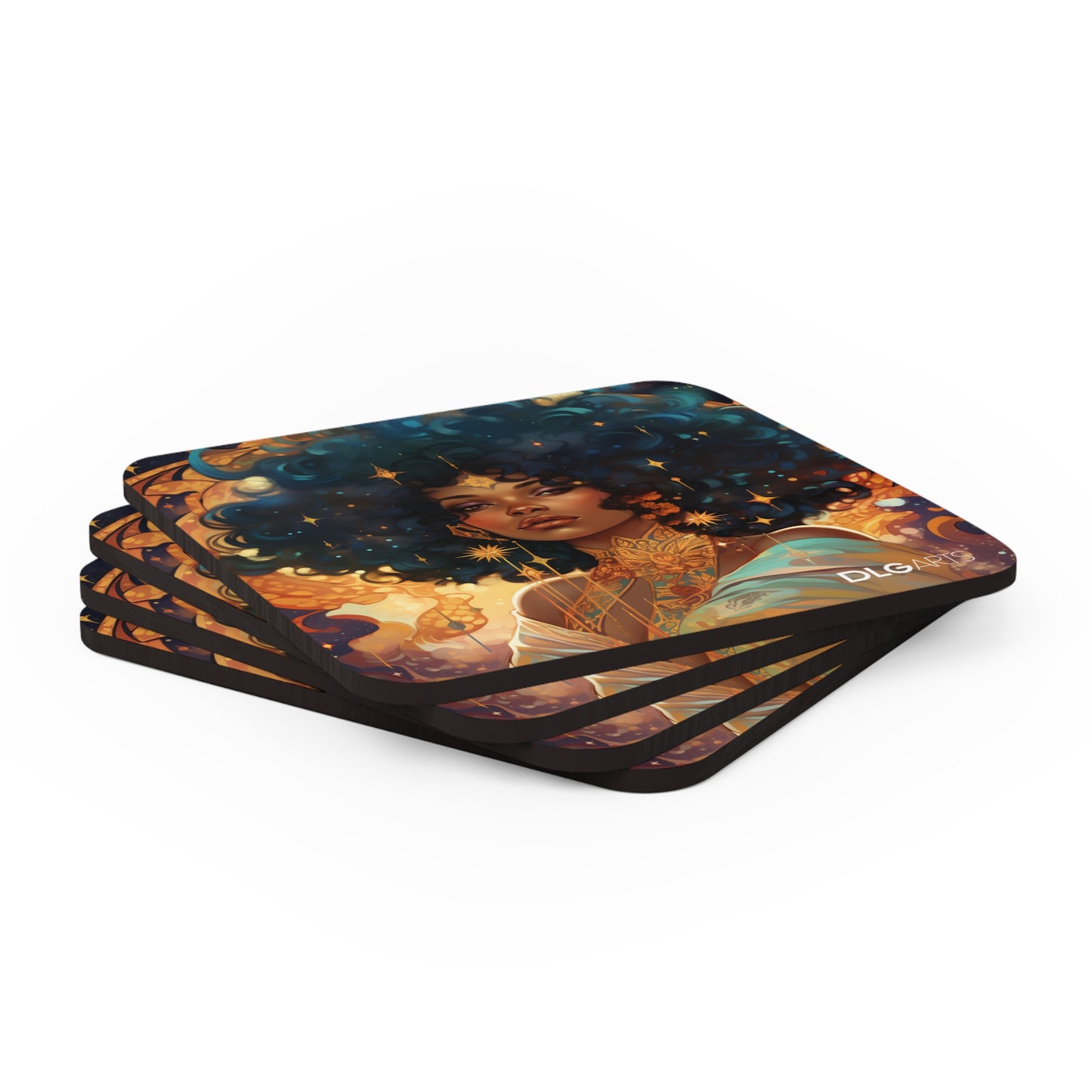 Universal Goddess Series V15 -Designer Coaster Set