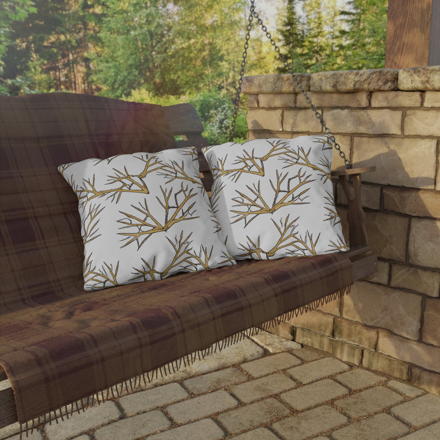 Aurora Valley -Outdoor Pillow