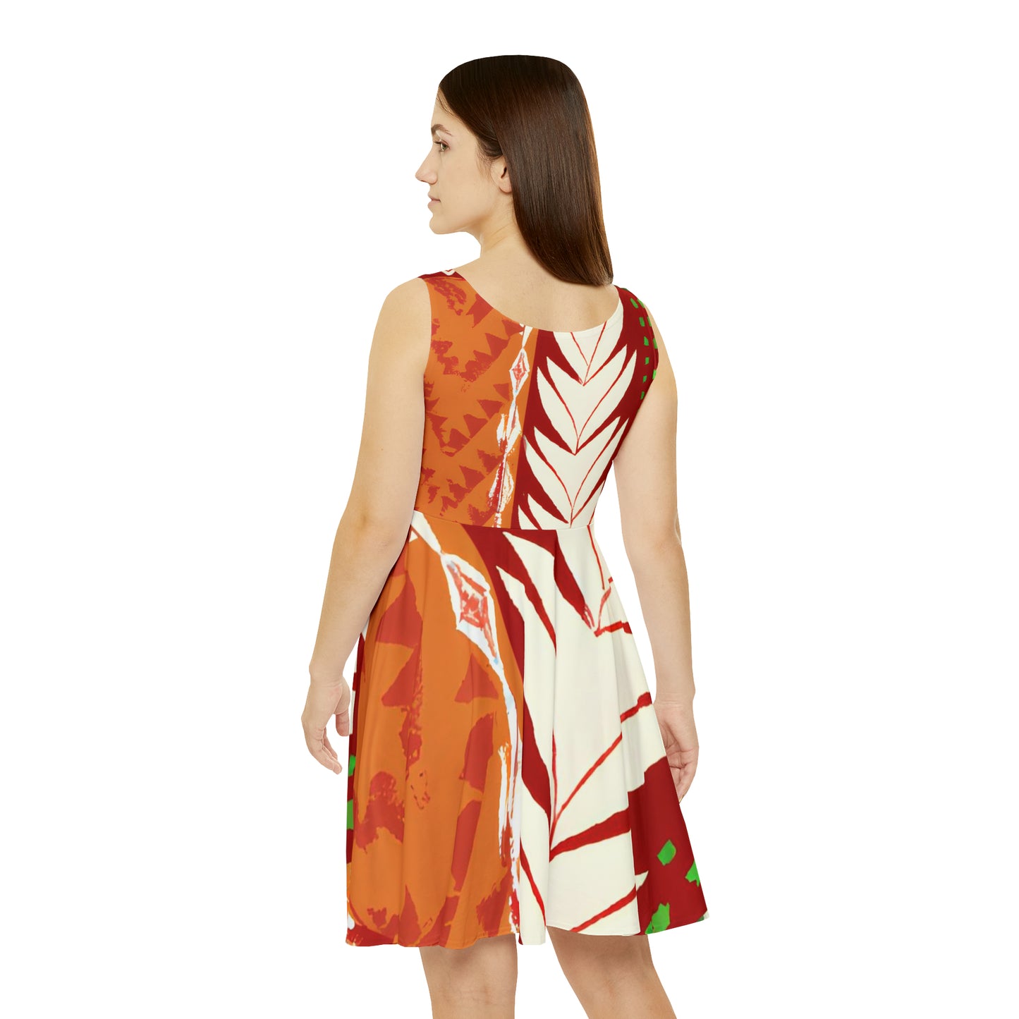 "Vibrant Sunrise Dress"