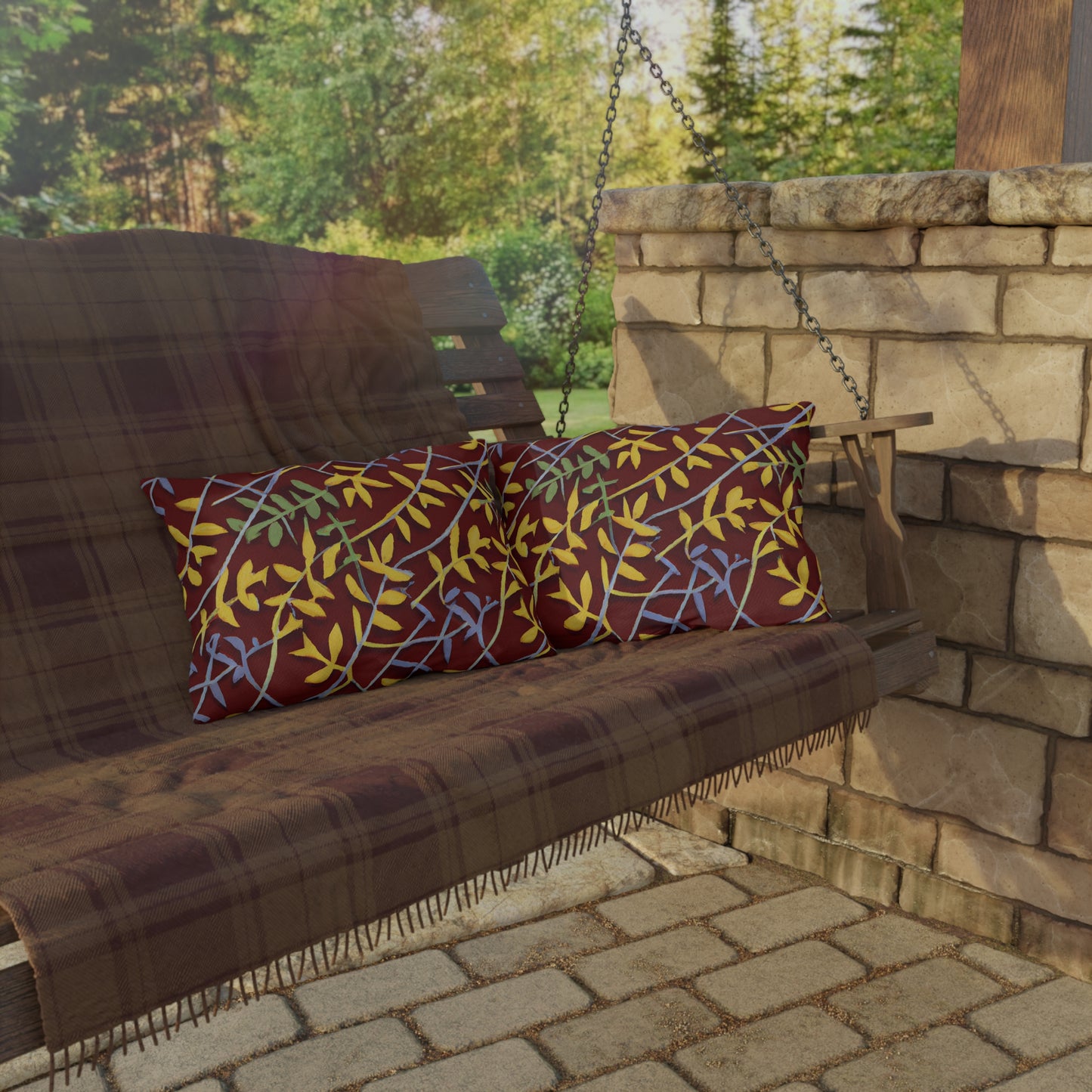 Sunflower Sage -Outdoor Pillow