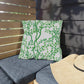 Rainbow Blossom -Outdoor Pillow