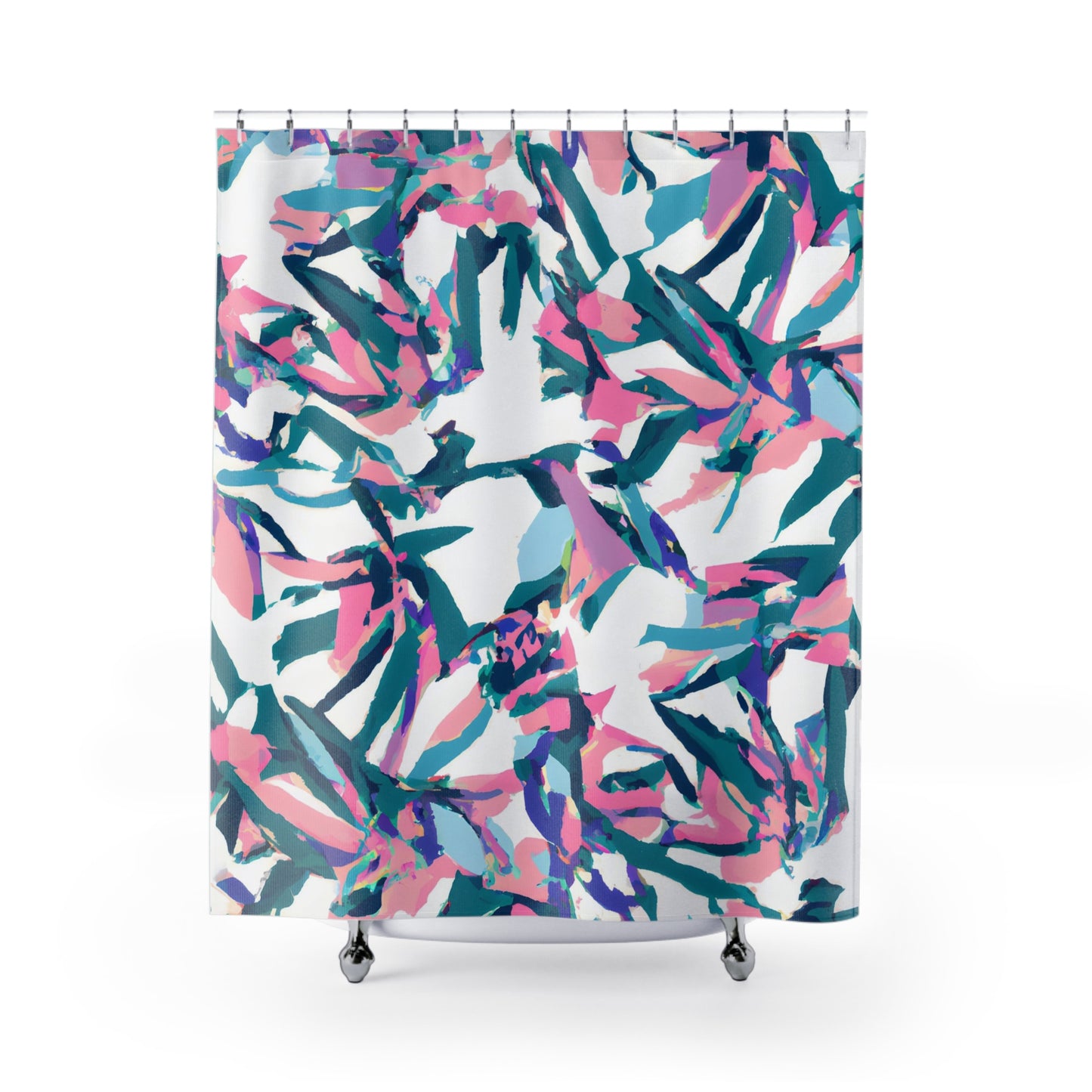 Palm Blossom -Shower Curtain