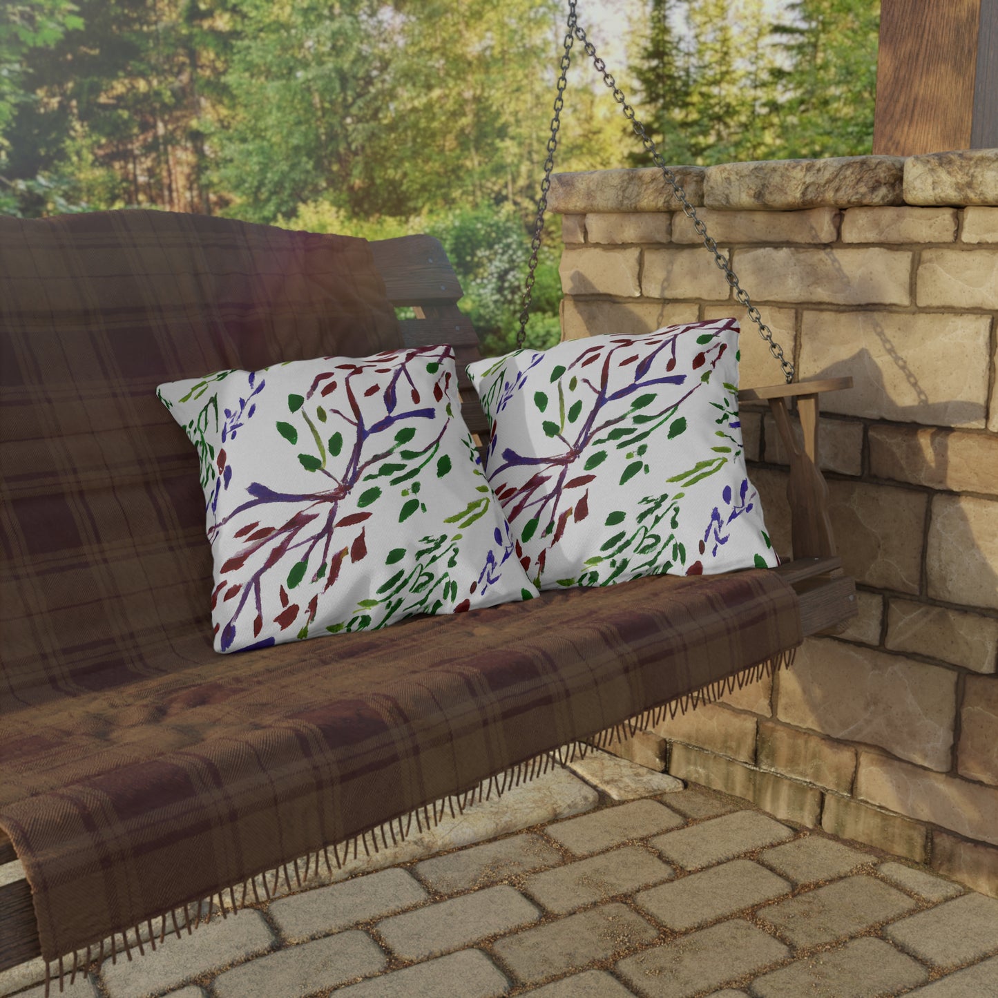 Lily Windflower -Outdoor Pillow