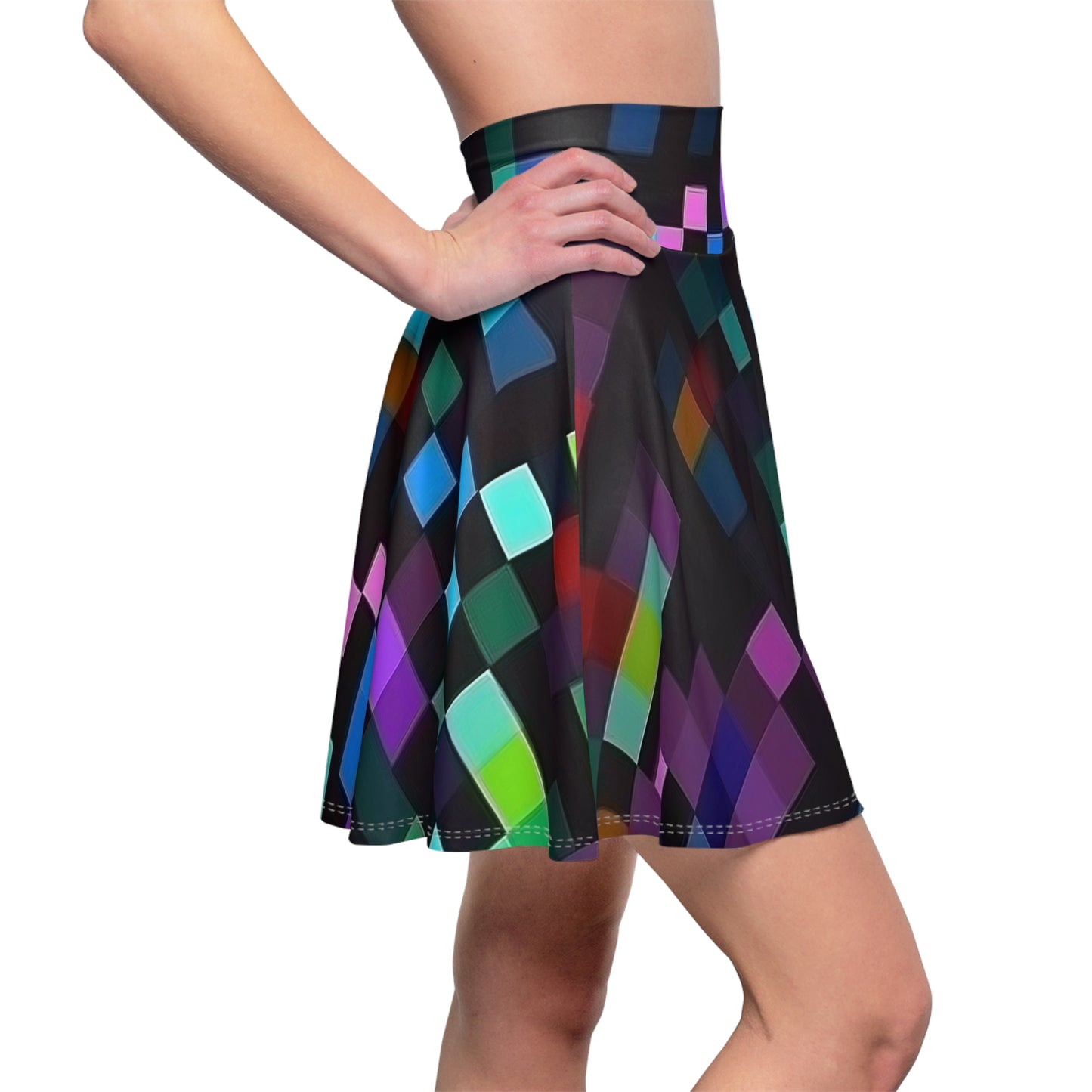 Pixel Perfect - Skater Skirt