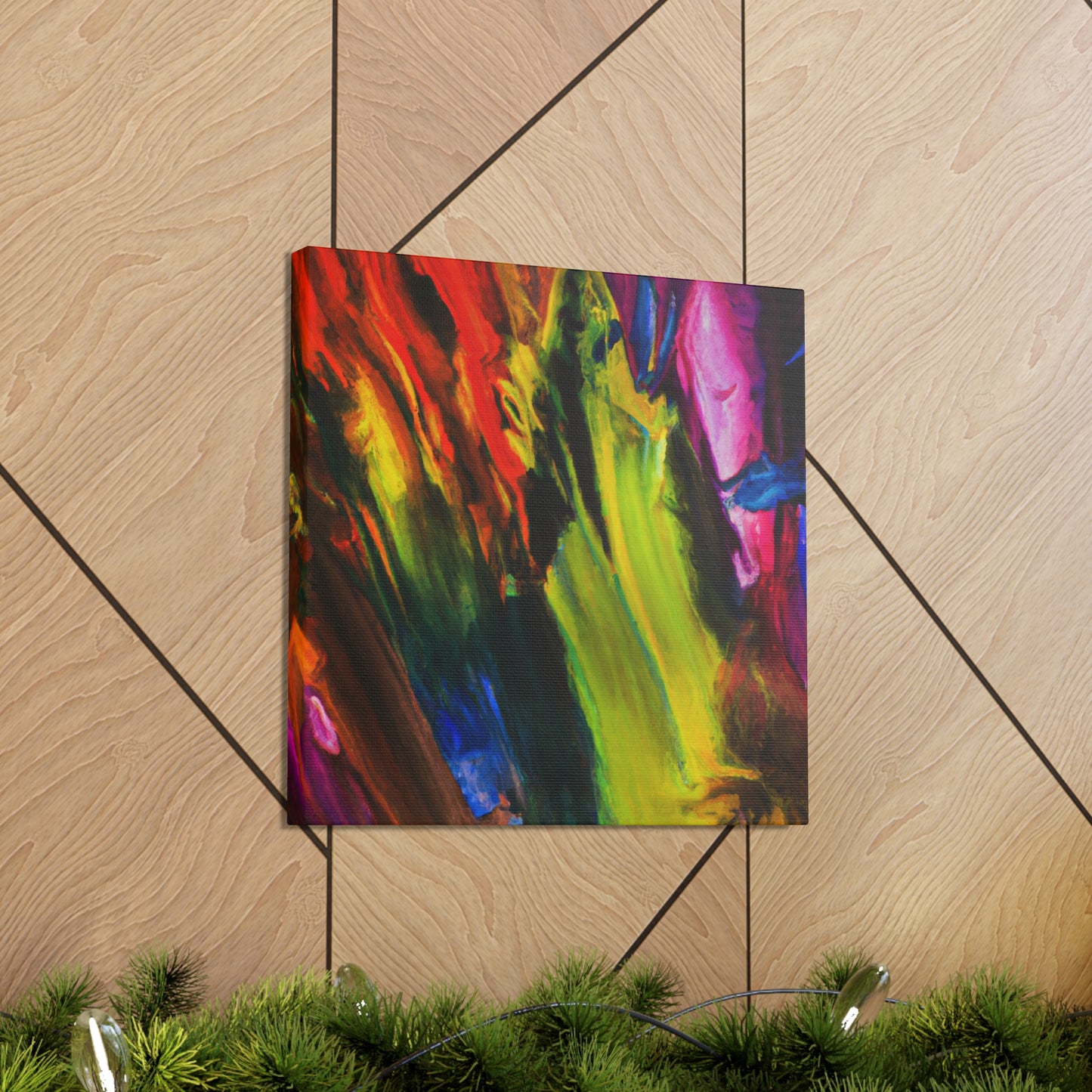 "Vibrant Reflections"-Canvas