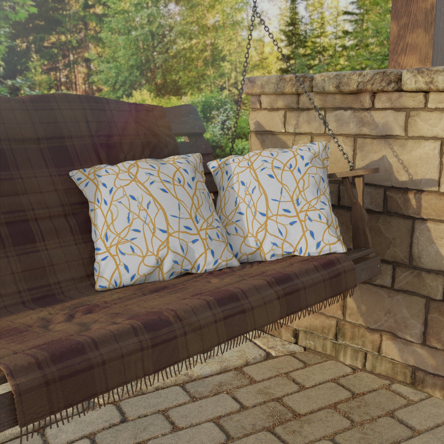 Mountain Wind -Outdoor Pillow