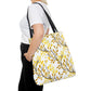 Golden Leaf Pattern -Tote Bag