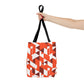 Geometric Orange -Tote Bag