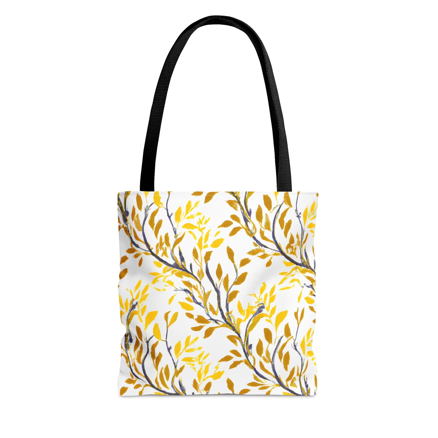 Golden Leaf Pattern -Tote Bag