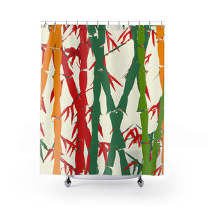 Bamboo Butterfly -Shower Curtain