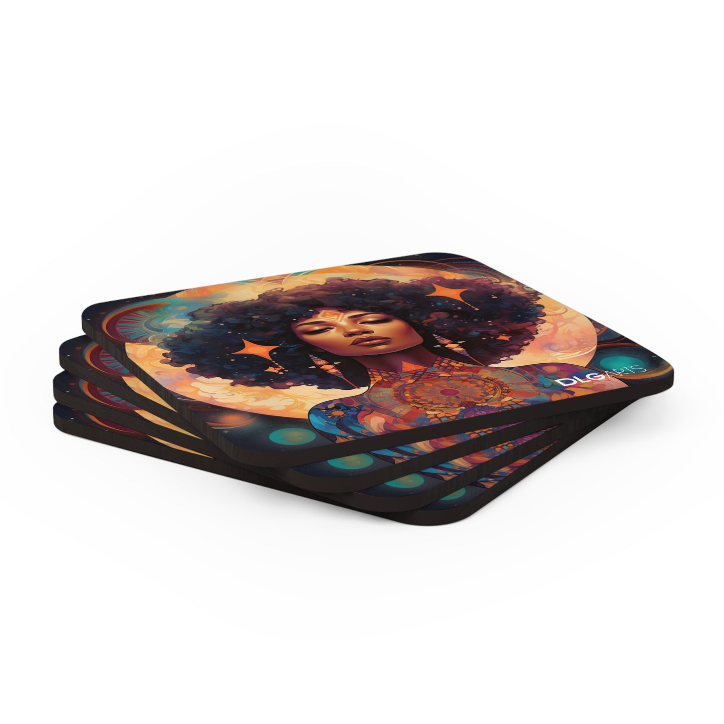 Universal Goddess Series V6 -Designer Coaster Set