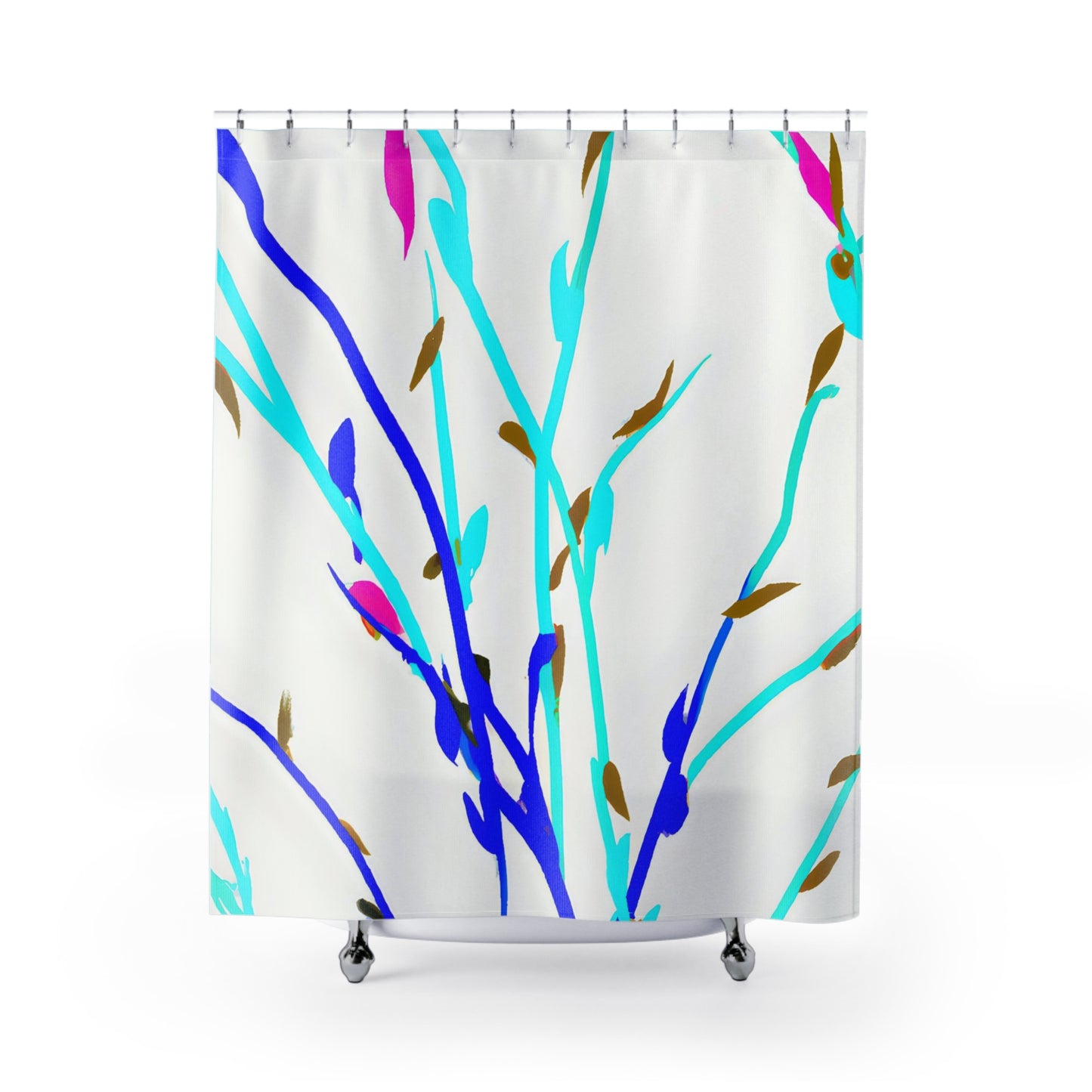 Leafy Meadow -Shower Curtain