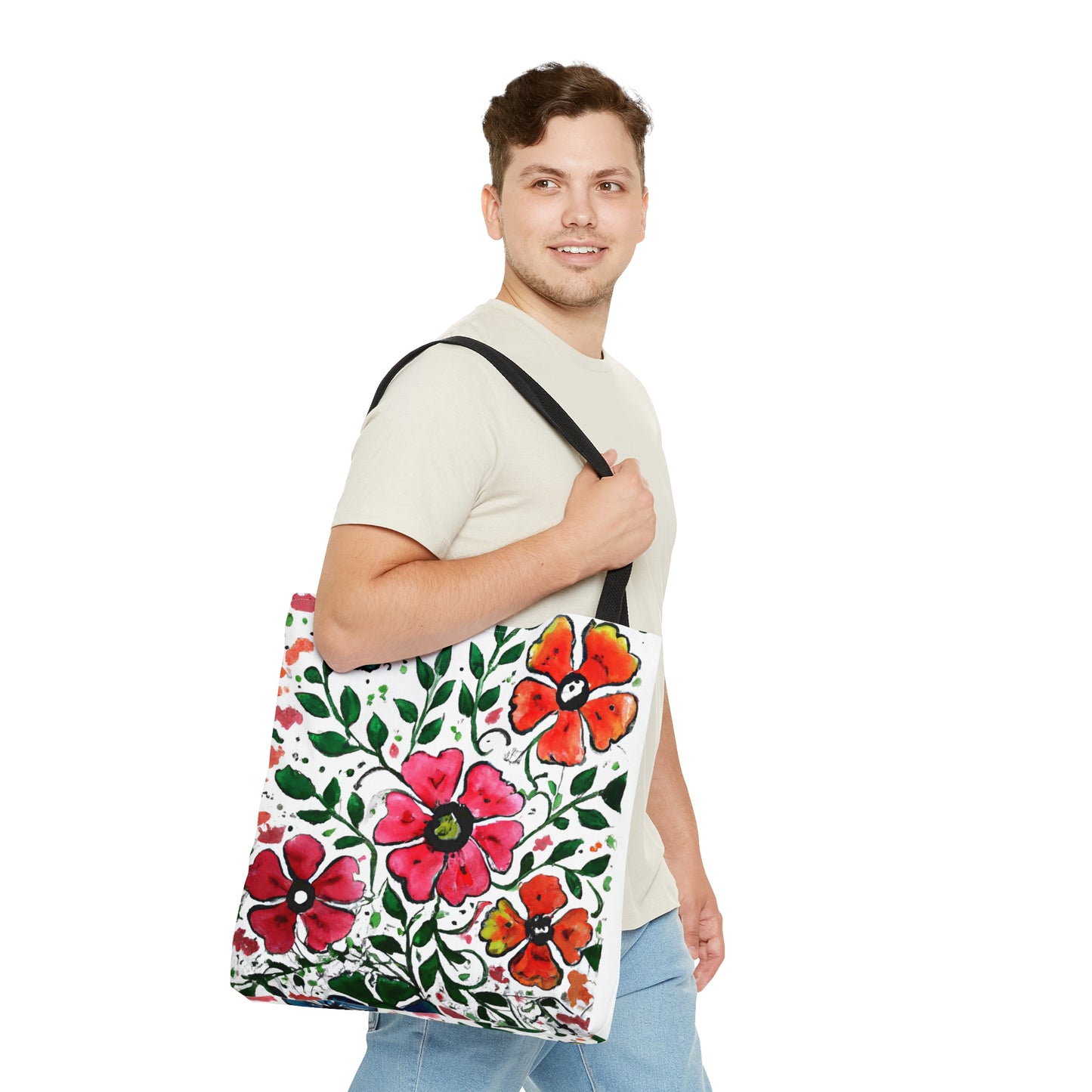 Floral Bliss -Tote Bag