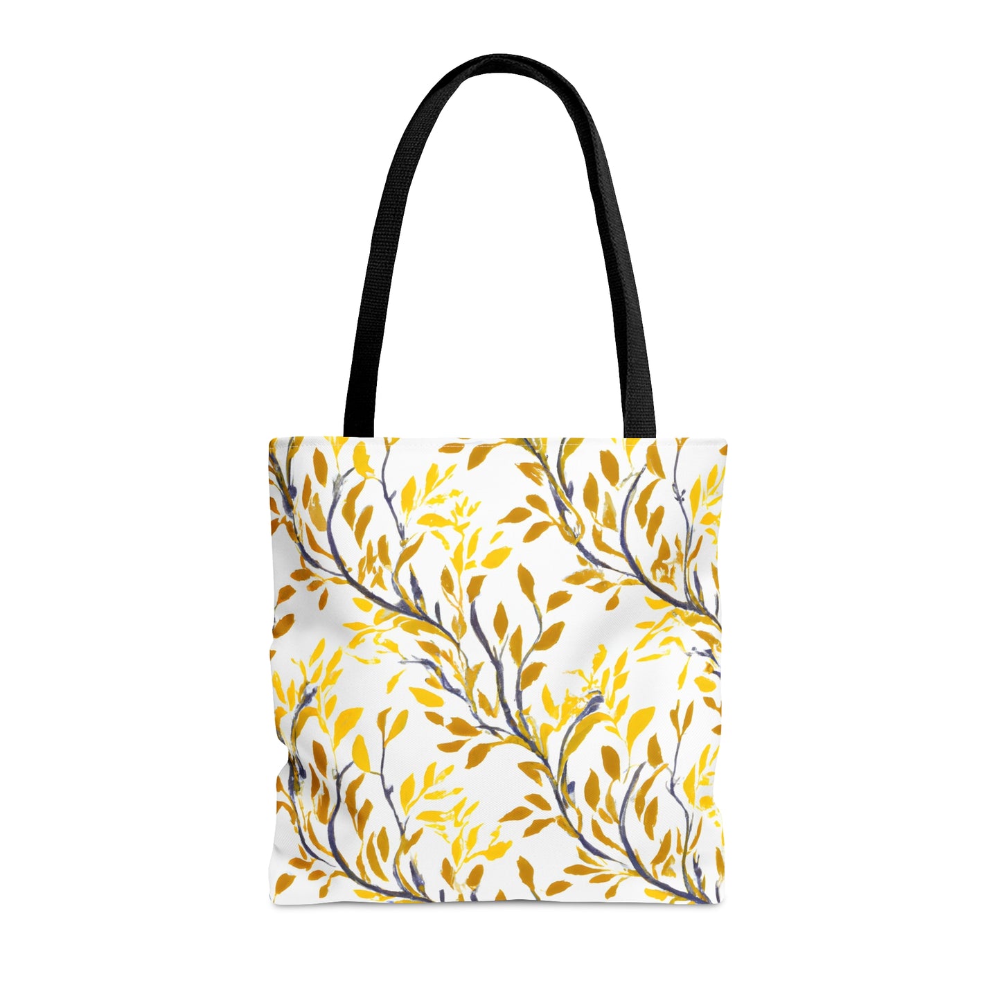 Golden Leaf Pattern -Tote Bag